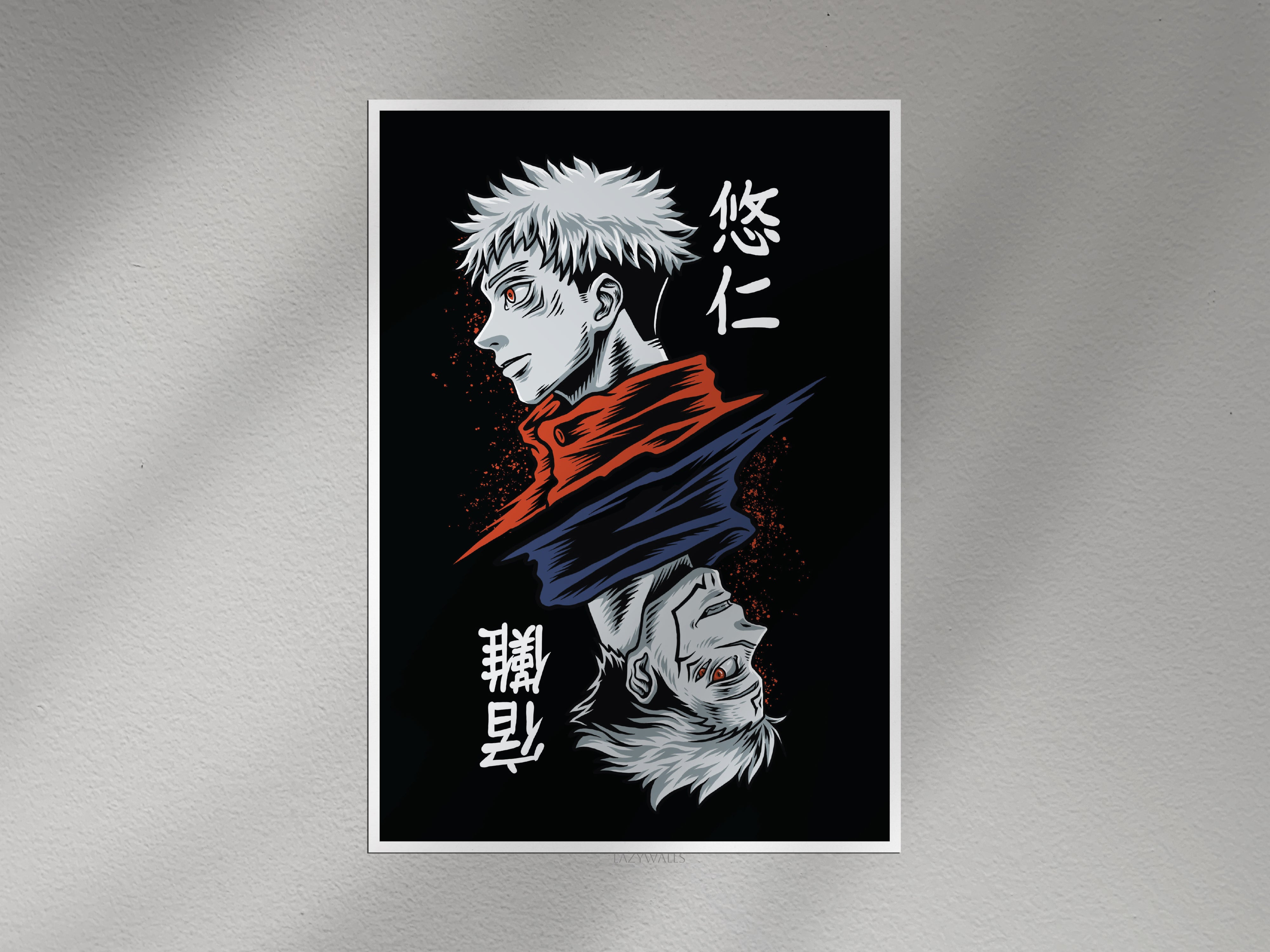 Jujutsu Kaisen Yuji Itadori Wall Poster | Anime Wall Art
