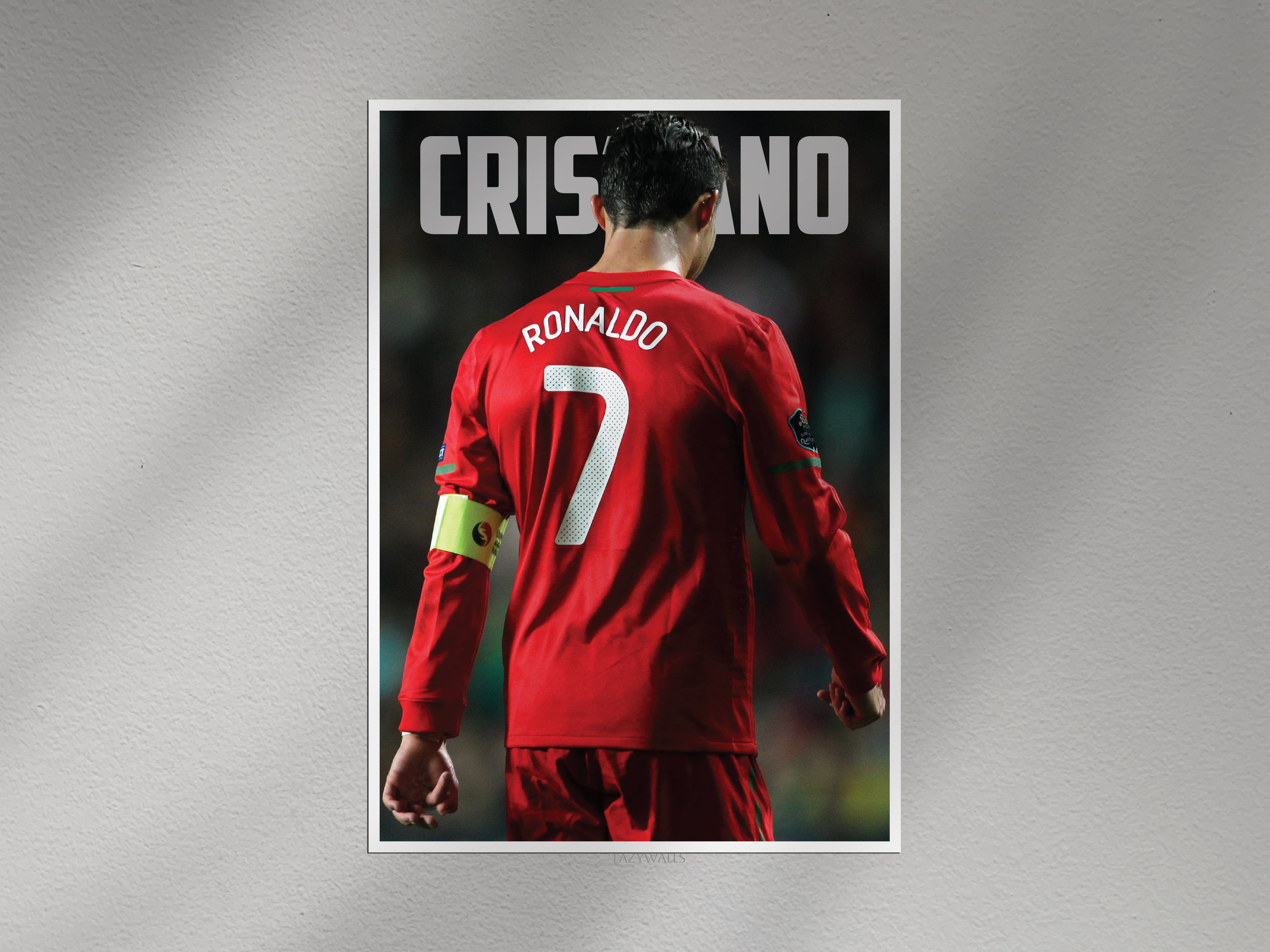 Cristiano Ronaldo Portugal Wall Poster – CR7 Football Wall Art