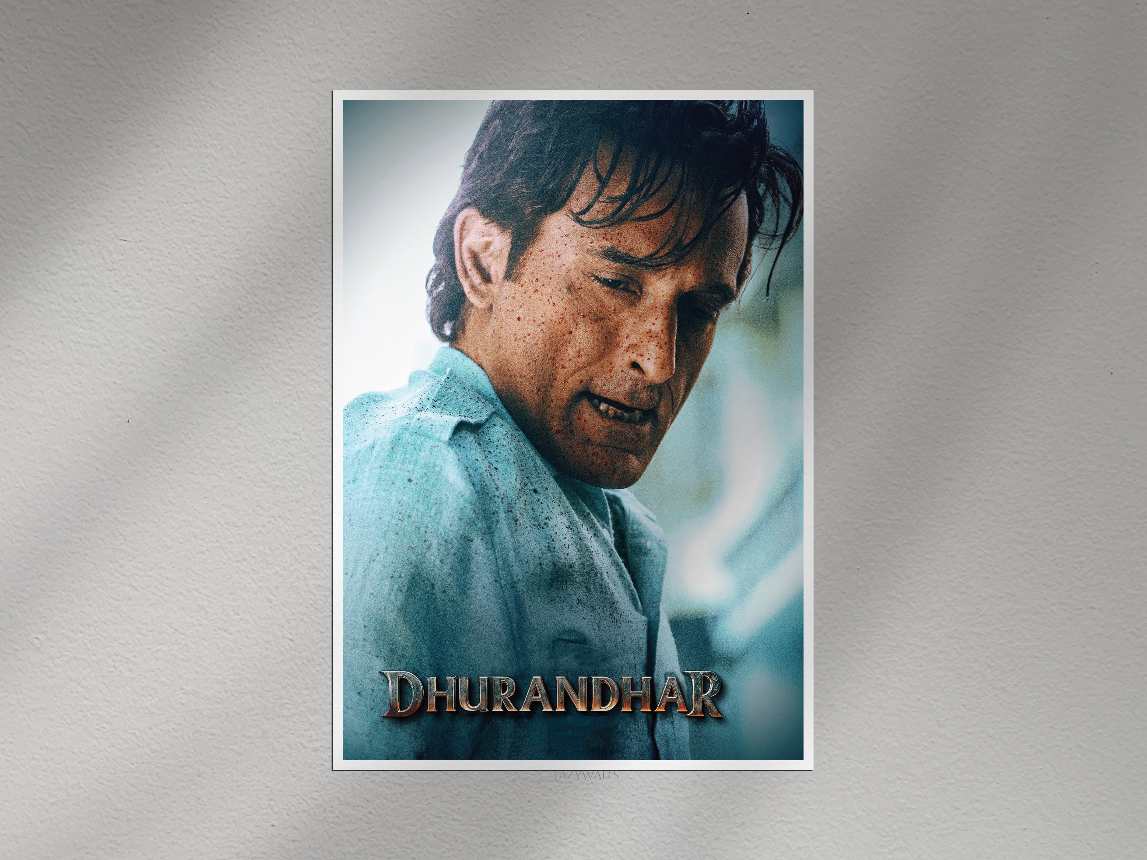 Dhurandhar Movie Poster | Cinematic Action Drama Wall Art