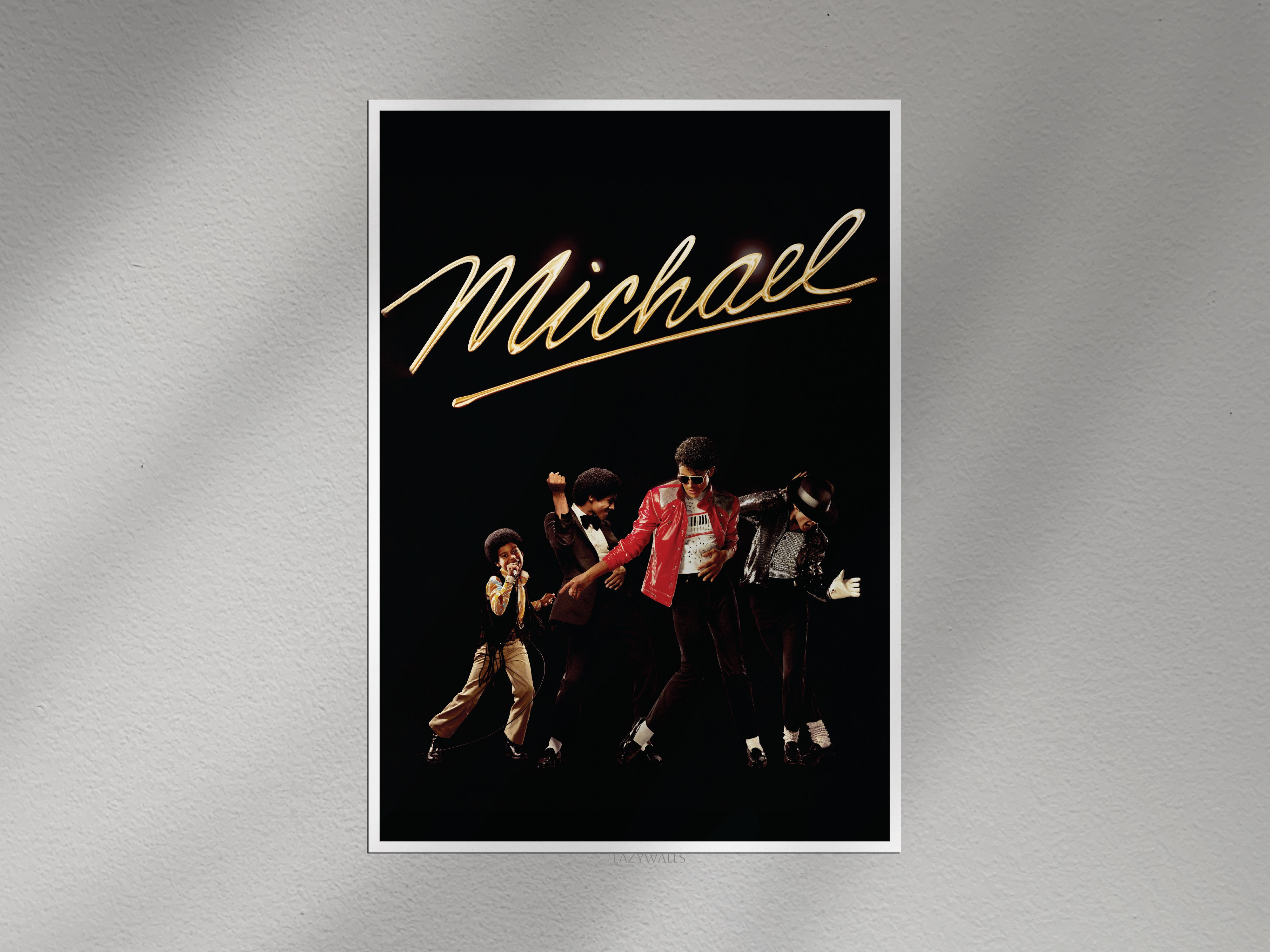 Michael Jackson Dance Era Poster | King of Pop Music Wall Art