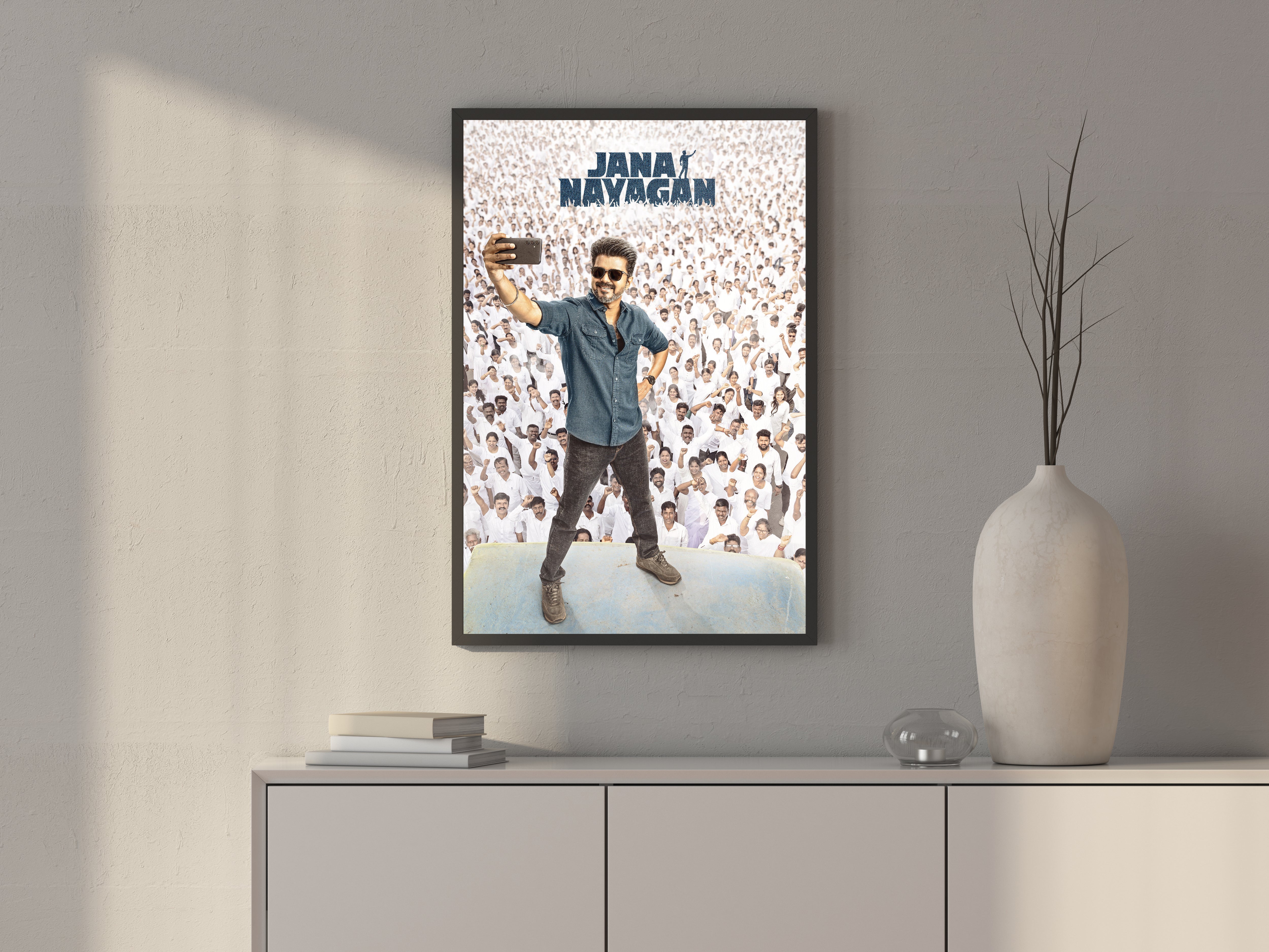 Jana Nayagan Thalapathy Vijay Poster - Official Movie Print