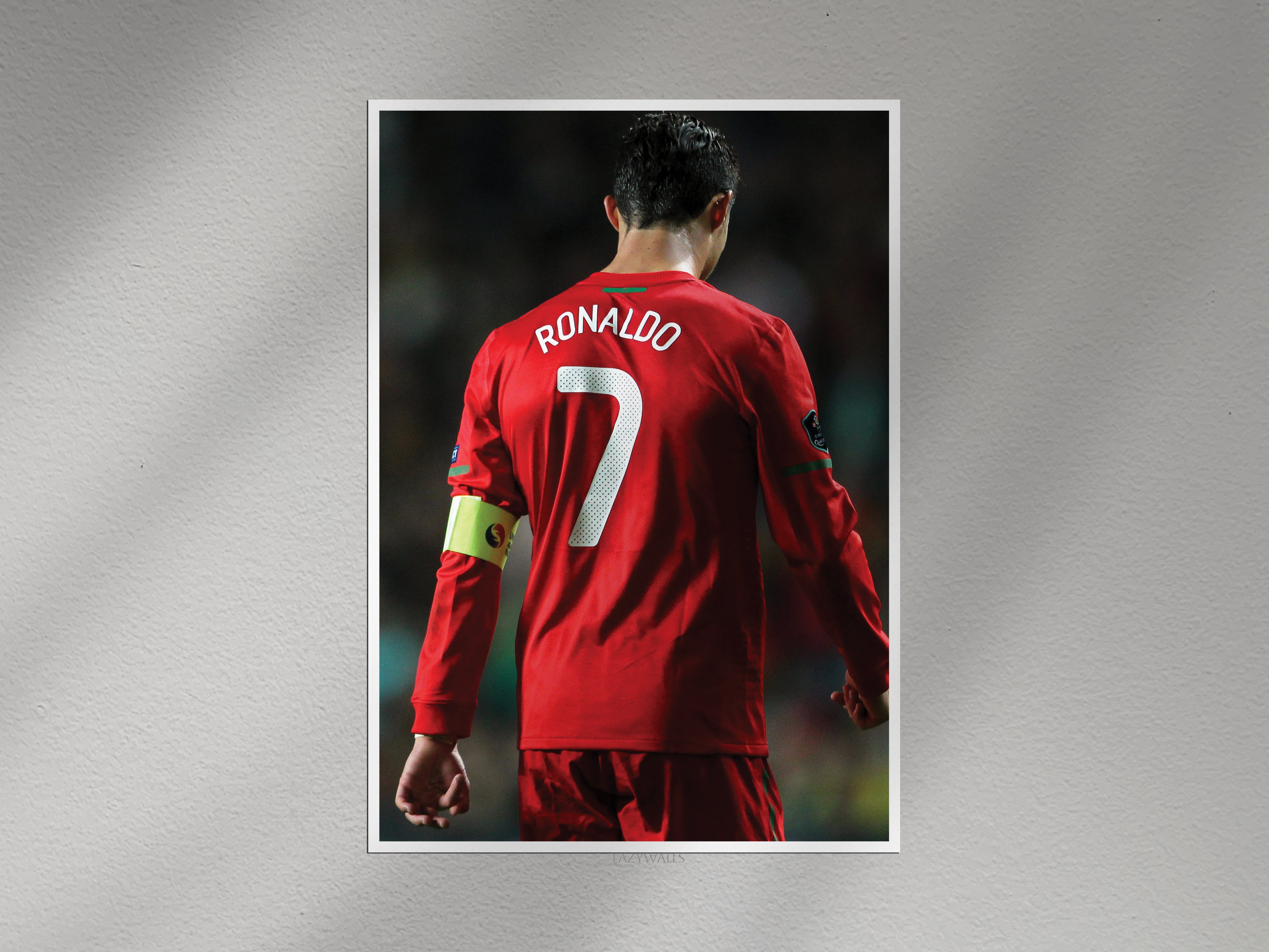 Cristiano Ronaldo Portugal #7 Poster | CR7 Football Wall Art