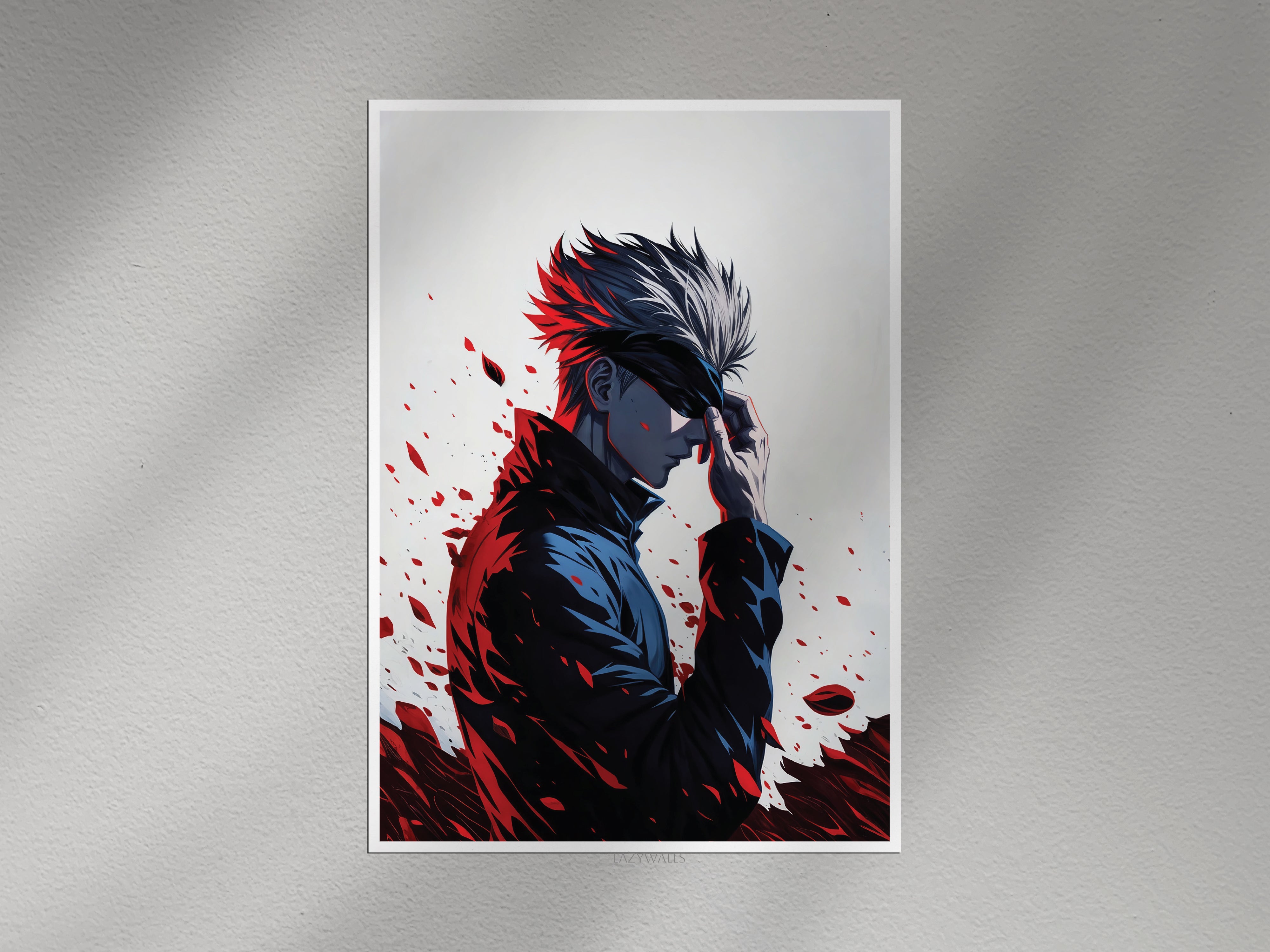 Gojo Satoru Anime Poster | Jujutsu Kaisen Wall Art Print