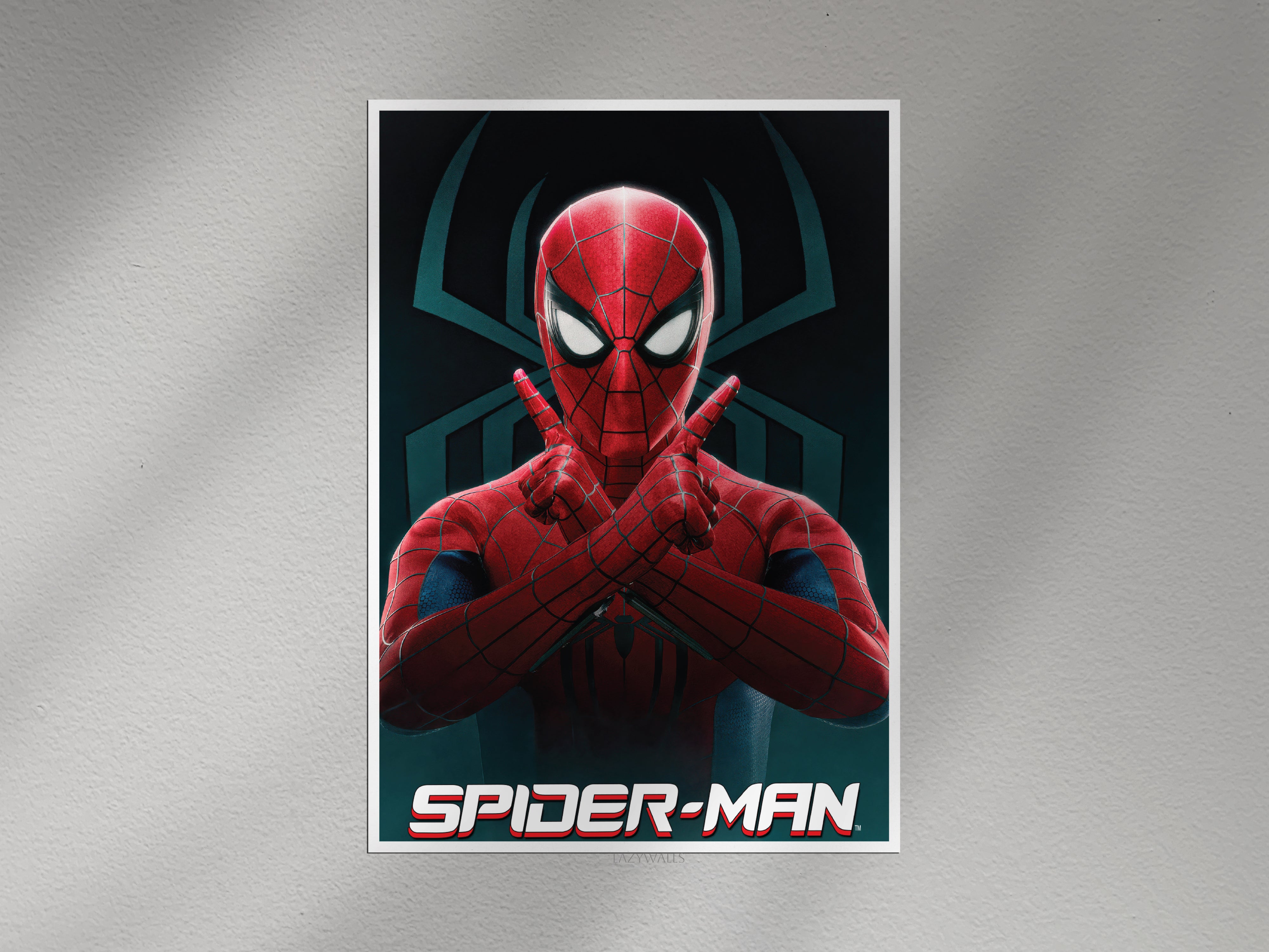 Spider-Man Poster | Marvel Superhero Wall Art | Spiderman Home Decor